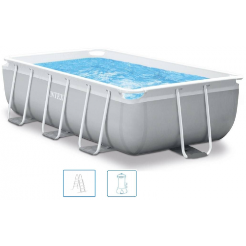 INTEX Prism Frame Rectangular Premium Pools 400 x 200 x 100 cm filterpumpe 26788NP