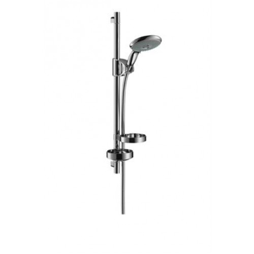 Hansgrohe Brauseset Raindance E 120 Air 3jet, chrom, mit 65 cm Brausestange Unica 27887000