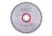 Metabo Sägeblatt „Präzisionsschnitt Holz – Profi“, 235x30, Z44 WZ 15° 628494000