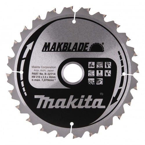 Makita B-32714 Kreissägeblatt, 216 x 30 mm, 24 Zähne