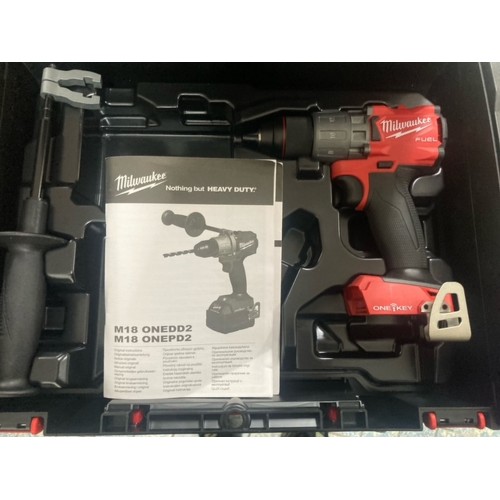 Milwaukee M18 ONEDD2-0X Akku-Bohrschrauber, HD Box 4933464524