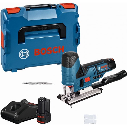 BOSCH GST 12V-70 PROFESSIONAL Akku Stichsäge 2x 3,0Ah Akku ZubehörSet L-BOXX 06015A1005