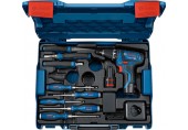 BOSCH GSR 12V-15 Professional 2 x 2,0 Ah + Charger + Handwerkzeug 060186810R