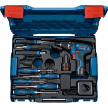 BOSCH GSR 12V-15 Professional 2 x 2,0 Ah + Charger + Handwerkzeug 060186810R