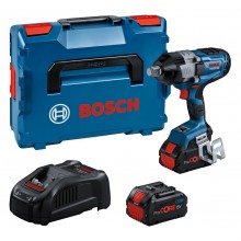 BOSCH GDS 18V-1600 HC PROFESSIONAL Akku-Drehschlagschrauber, L-BOXX, 2x 8,0 Ah 06019M1002