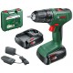 BOSCH EasyDrill 18V-40 (2x 2 Ah) + AL18V-20 Akku-Zweigang-Bohrschrauber 06039D8005