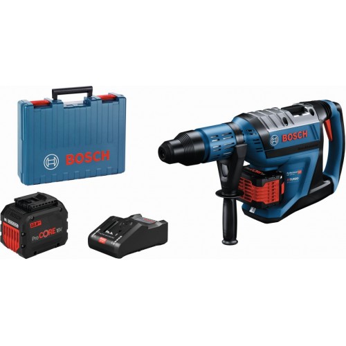 BOSCH GBH 18V-45 C Akku-Bohrhammer BITURBO mit SDS max, 2x 12,0Ah, Koffer 0611913002