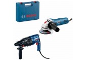 BOSCH Profi-Set: Bohrhammer GBH 240 + Winkelschleifer GWS 750-125 S 0615990M8H