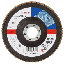 BOSCH Fächerschleifscheibe X431, Standard for Metal, 125 mm, 22,23 mm, 60 2608603717