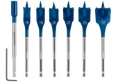 BOSCH EXPERT Self Cut Speed Flachfräsbohrer-Set, 16/18/20/22/25/32 mm, 7-tlg. 2608900334