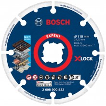 BOSCH EXPERT Diamond Metal Wheel X-LOCK Trennscheibe, 115 x 22,23 mm 2608900532