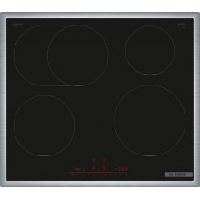 Bosch Serie 6 Induktionskochfeld 60 cm Schwarz, Mit Rahmen aufliegend PIF645HB1E