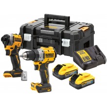 DeWALT DCK2051H2T-QW Combo Set (DCD800+DCF850+18V/2x5,0Ah PowerStack) Tstak