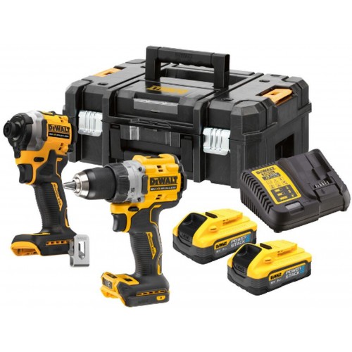 DeWALT DCK2051H2T-QW Combo Set (DCD800+DCF850+18V/2x5,0Ah PowerStack) Tstak