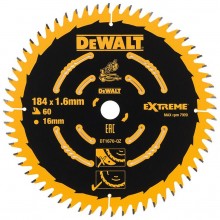 DeWALT DT1670-QZ Kreissaegeblatt 184 x 16 mm, 60WZ