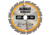 DeWALT DT1948-QZ Kreissaegeblatt für Akku-Handkreissägen, 165 x 20 mm, 16WZ