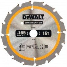 DeWALT DT1948-QZ Kreissaegeblatt für Akku-Handkreissägen, 165 x 20 mm, 16WZ