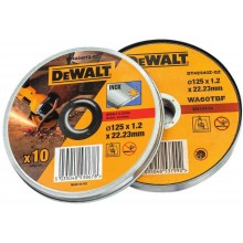 DeWALT DT42340TZ-QZ Trennscheibe Edelstahl flach 125mm, 10st