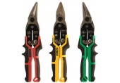 DeWALT DWHT14676-0 Blechscheren ERGO 3er Pack gerade (gelb), links (rot),