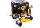 DeWALT DCK383P2T-QW Combo Kit DCD796 + DCF887 + DCG412, 18V XR 2x5,0AH, TSTAK