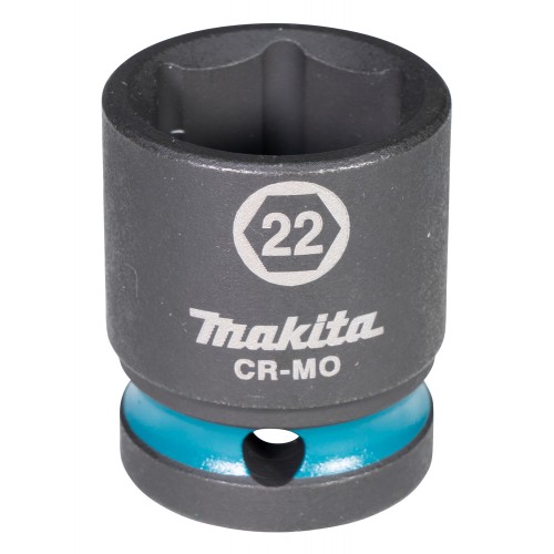 Makita E-16184 Steckschlüssel 1/2", Vierkant, IMPACT BLACK, 22mm = alt B-40191