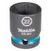 Makita E-16184 Steckschlüssel 1/2", Vierkant, IMPACT BLACK, 22mm = alt B-40191