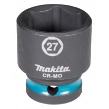 Makita E-16215 Steckschlüssel 1/2", Vierkant, IMPACT BLACK, 27mm