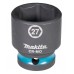 Makita E-16215 Steckschlüssel 1/2", Vierkant, IMPACT BLACK, 27mm