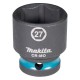 Makita E-16215 Steckschlüssel 1/2", Vierkant, IMPACT BLACK, 27mm