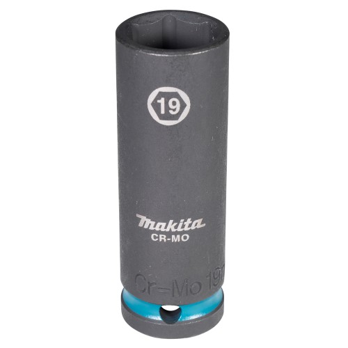 Makita E-16499 Steckschlüssel verlängert 1/2", Vierkant, IMPACT BLACK, 19 mm