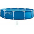 INTEX METAL FRAME Pool 366 x 76 cm mit 220–240-V-Filteranlage 28212NP INTEX METAL FRAME Pool 366 x 76 cm mit 220–240-V-Filteranlage 28212NP