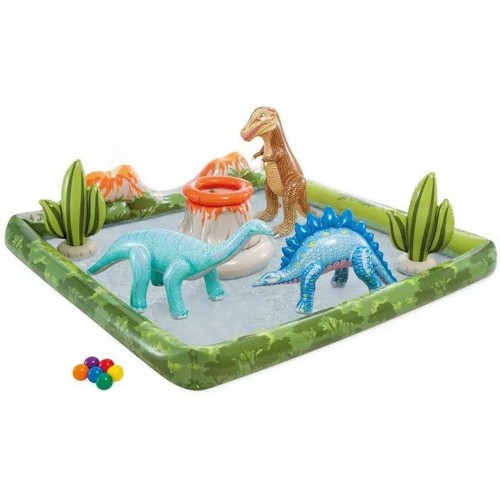 INTEX Playcenter Jurassic Adventure Planschbecken Kinderpool Dino 56132NP