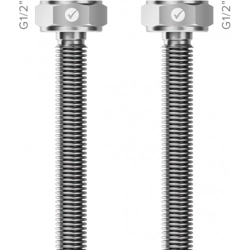 MERABELL WC-Schlauch Aqua Classic G1/2"-G1/2",80cm M0074