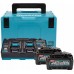 Makita 191U00-8 Starter Set Li-ion XGT40V 2xBL4040+1xDC40RB+Makpac