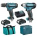 Makita CLX201SAX6 Akku-Set DF331DZ+TD110DZ + 2x 2.0Ah Akku, Makpac Kühlbox Typ 4