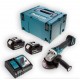 Makita DGA506RTJ Akku-Winkelschleifer 125mm Li-ion (2x18V/5,0Ah) Makpac