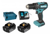 Makita DHP485RTJ Akku-Schlagbohrschrauber Li-ion (2x5,0Ah/18V) Makpac