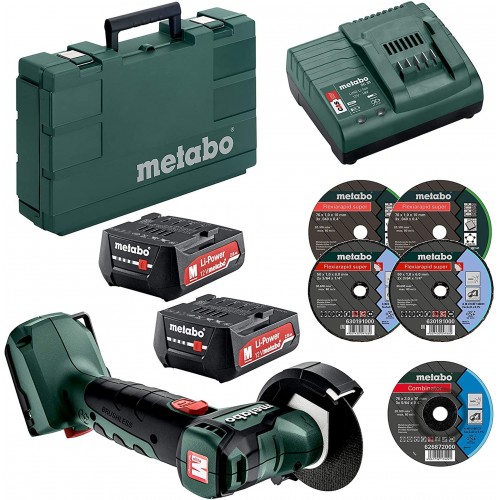 Metabo POWERMAXX CC 12 BL Akku Winkelschleifer (12V/2x2,0Ah) 600348500