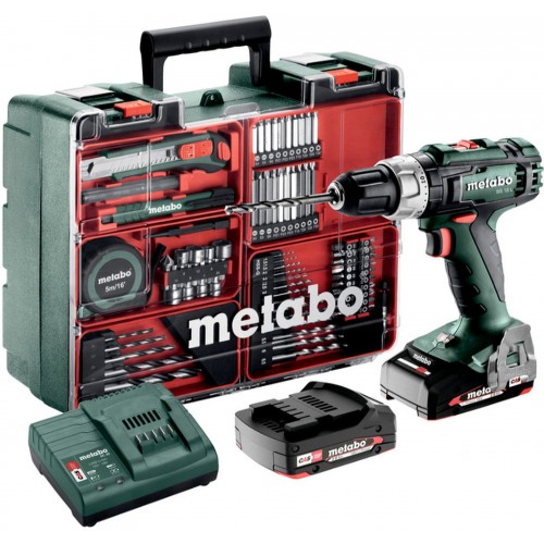 Metabo BS 18 L Set Akku-Bohrschrauber (50Nm/18V/2x2,0Ah) koffer 602321870