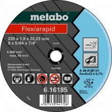 Metabo Flexiarapid 125x1,6x22,23 Inox, Trennscheibe, gerade 616182000