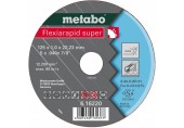 Metabo Flexiarapid Super 125x1,6x22,23 Inox, Trennscheibe, gerade 616222000