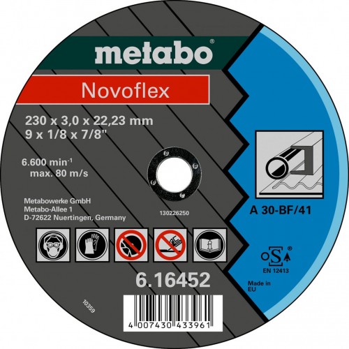 Metabo Novoflex 125x2,5x22,23 Stahl, Trennscheibe, gekröpfte Ausführung 616456000