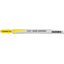 Metabo 5 Stichsägeblätter "clean wood premium" 93 / 2,2 mm HCS 623998000