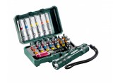 Metabo Bit-Box SP, 29-teilig + Mini Flash light 626721000