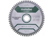 Metabo "Multi Cut Classic" HW/CT Kreissägeblatt 216x30, 60 PZ/LZ 5° 628066000