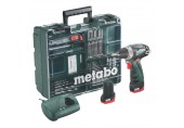 Metabo PowerMaxx BS Basic Akkuschrauber (34Nm/12V/2x2,0Ah) - mobile Werkstatt 600080880