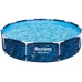 BESTWAY Steel Pro Frame Pool ohne Pumpe, 305 x 66 cm, buntes Zebra-Design 56985