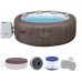 BESTWAY Lay-Z-Spa Dominica HydroJet Energiespar-Whirlpool, 196 x 71 cm, 6 Personen 6001S