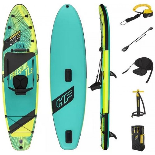 BESTWAY Hydro-Force Freesoul Tech Convertible Paddleboard Set 65310