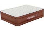 BESTWAY AlwayzAire Advanced Luftbett mit integrierter Pumpe, 203 x 152 x 51 cm 69037